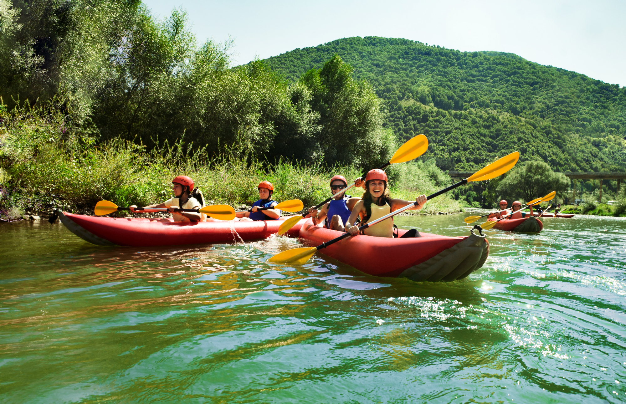 Šla se na rafting Bovec, kjer sem zaključila svoje potepanje po gorah