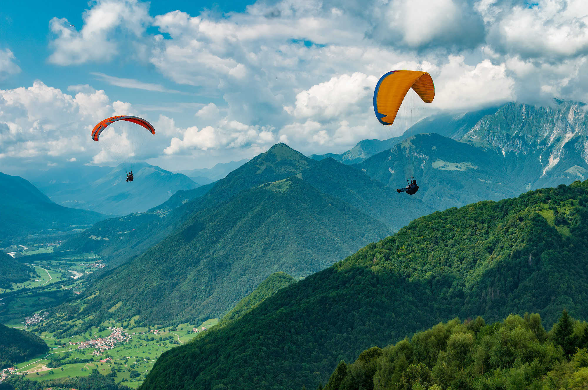 Izkušnja za paragliding Bovec ji je bila nepozabna